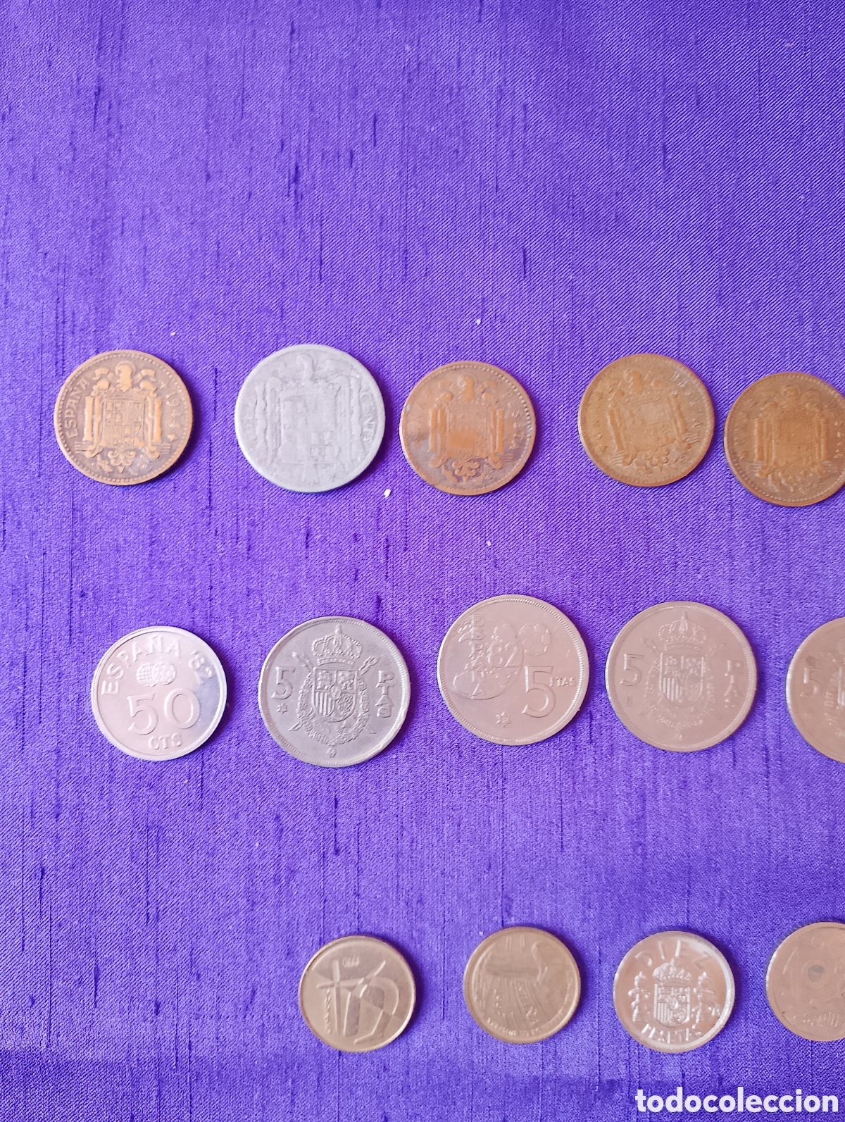 Monedas Franco: Monedas. Lote variado en pesetas. - Foto 6
