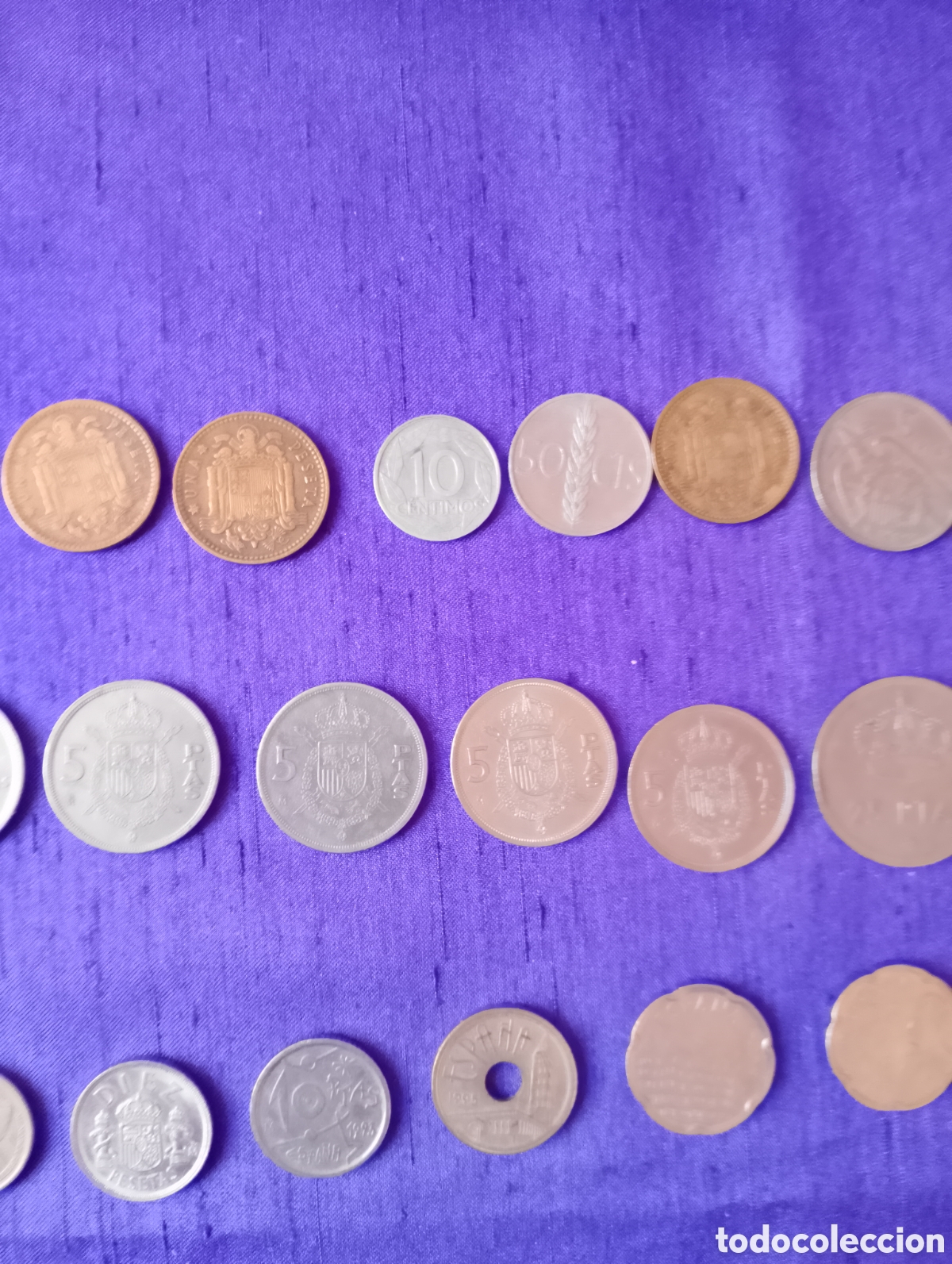Monedas Franco: Monedas. Lote variado en pesetas. - Foto 7