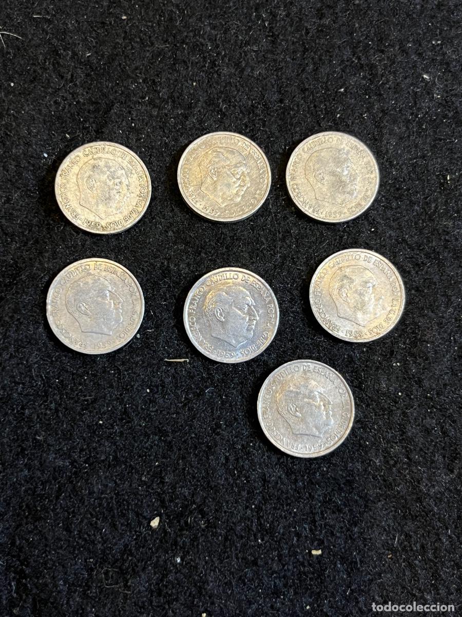 Moedas Franco: Lote de 6 monedas espa&ntilde;olas de 10 C&eacute;ntimos Estado Espa&ntilde;ol &ndash; Franco &ndash; A&ntilde;os variados &ndash; Colecci&oacute;n