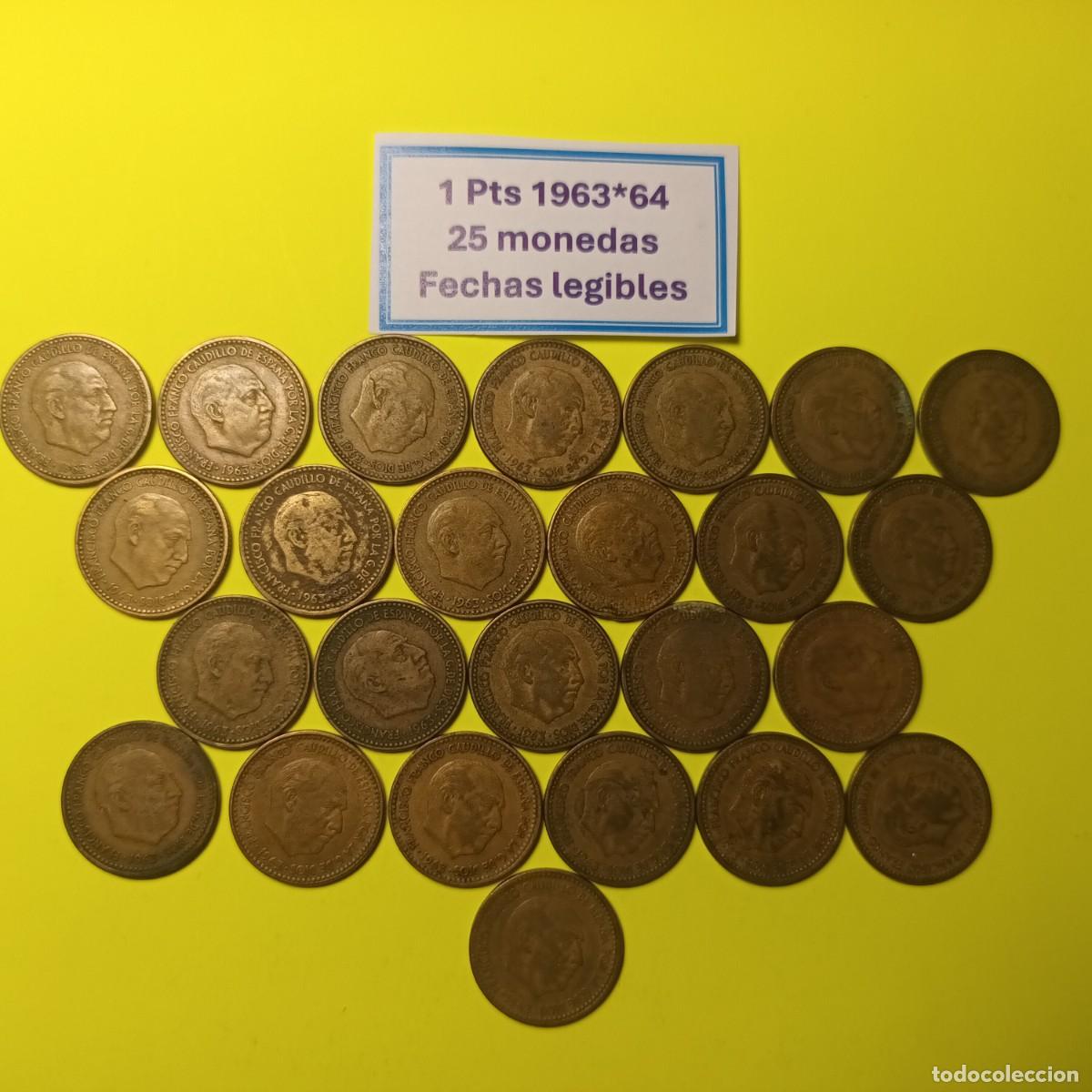 Monnaies Franco: Monedas de 1 pts 1963*64