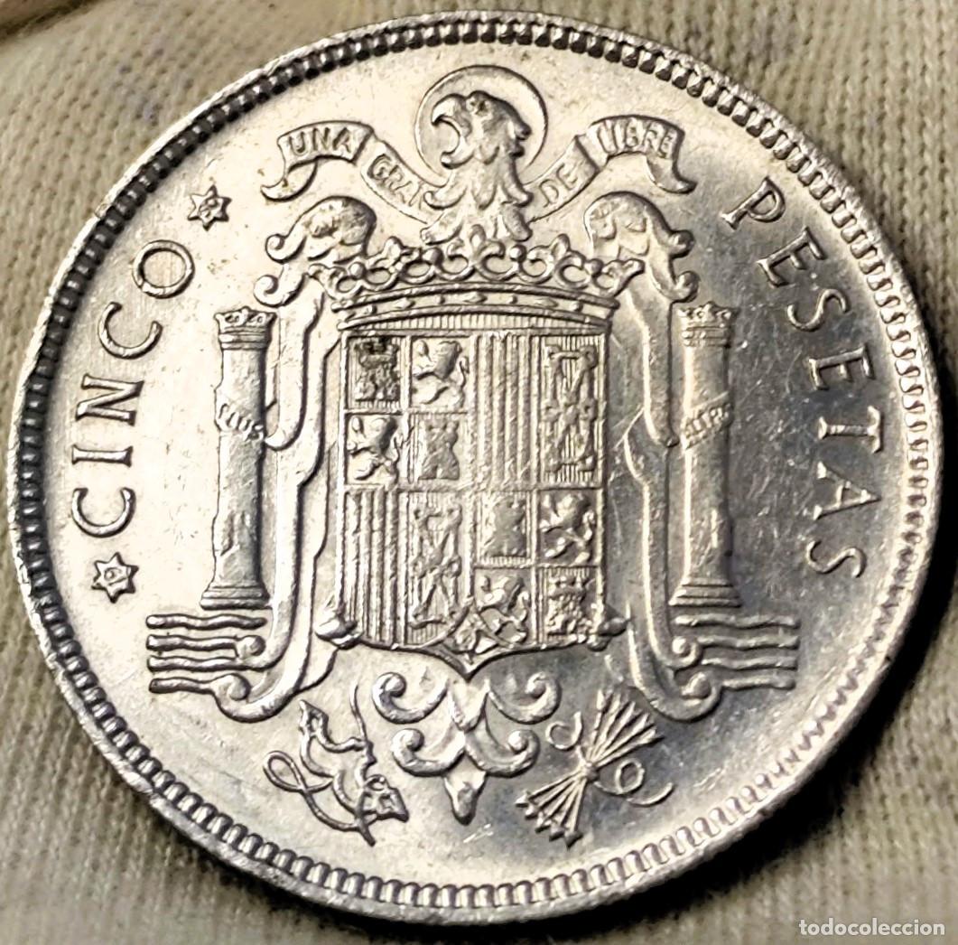 M&uuml;nzen unter Franco: **Espa&ntilde;a &ndash; Estado Espa&ntilde;ol 5 Pesetas 1949(19‑50) &ndash; &ldquo;Cabez&oacute;n&rdquo;* Lote 2638