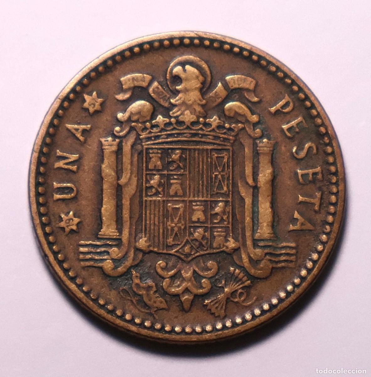 Monete Franco: MONEDA DE 1 PESETA FRANCO FRANCO 1947 ESTRELLA 51 (FOTO)