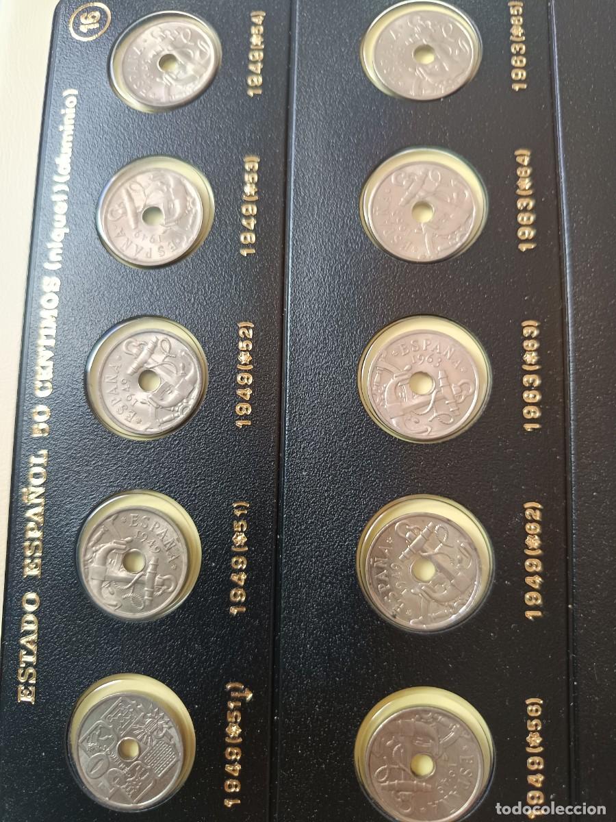 Monete Franco: Monedas 50 c&eacute;ntimos 1949,1963 juego completo sin circular