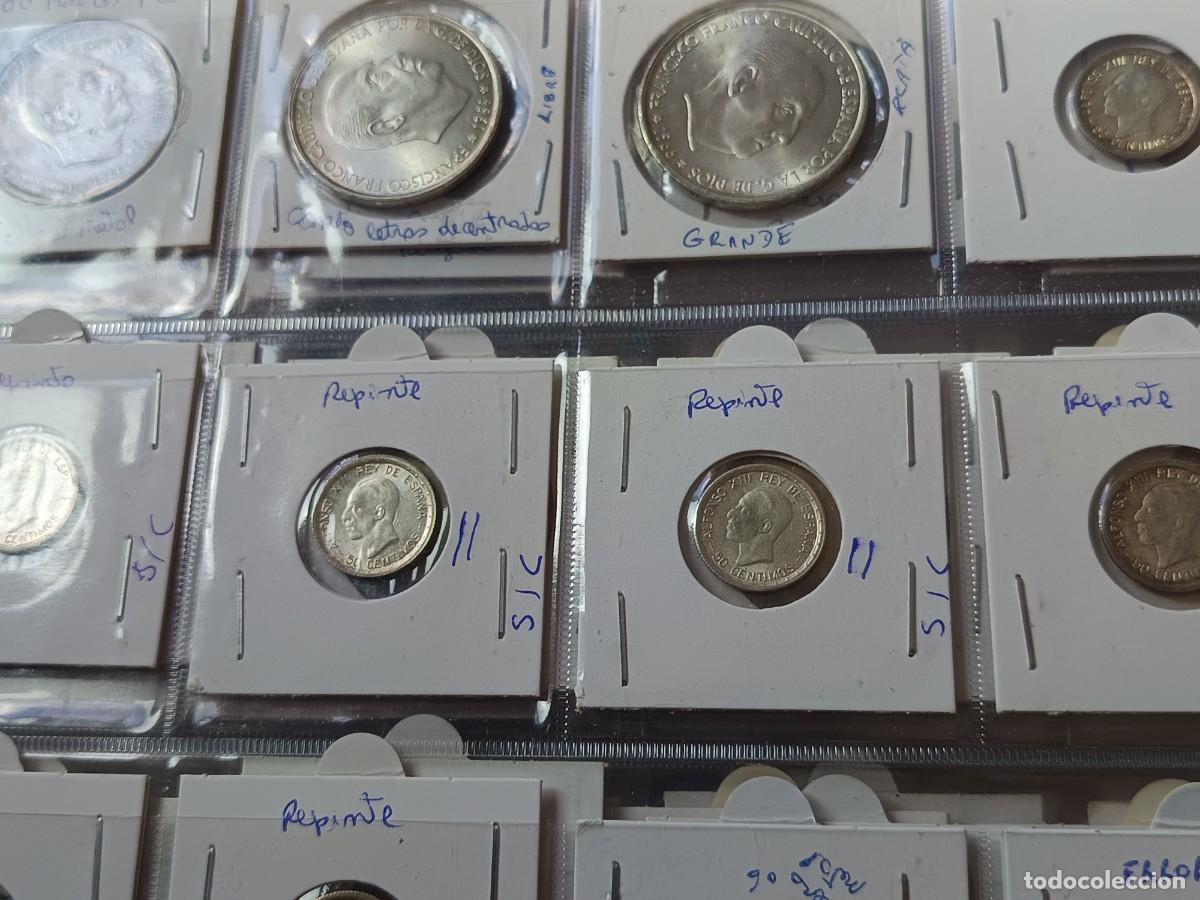 Monedas Franco: Lote de 340 monedas con errores - Foto 13