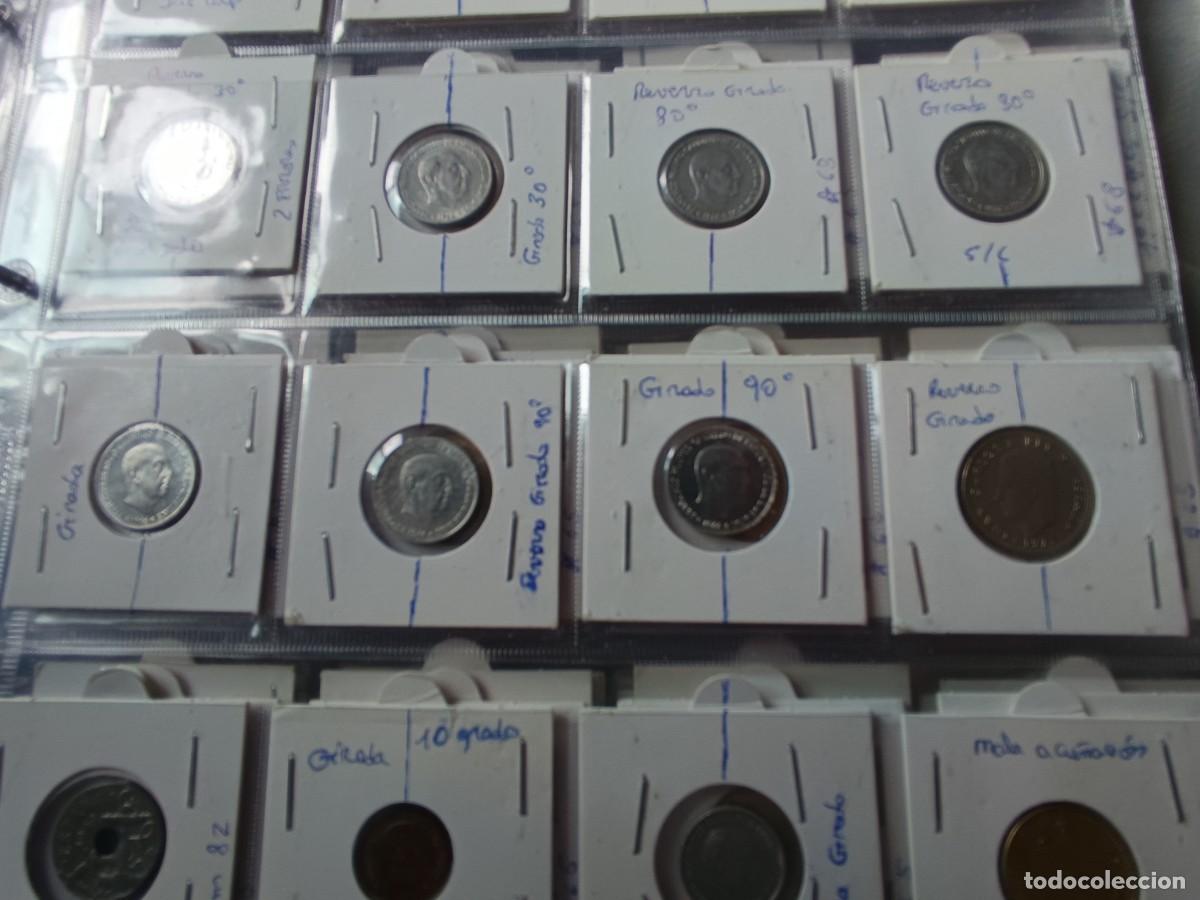 Monedas Franco: Lote de 340 monedas con errores - Foto 19
