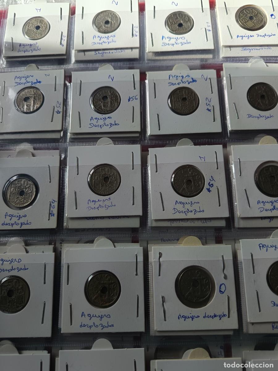 Monedas Franco: Lote de 340 monedas con errores - Foto 30