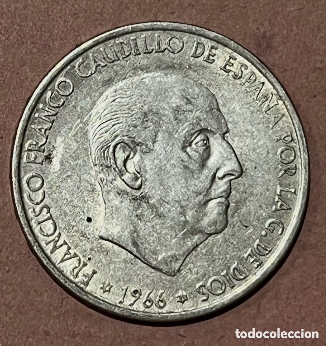 Monedas Franco: MONEDA DE 100 PESETAS, 1966 *67 - PLATA - FRANCO