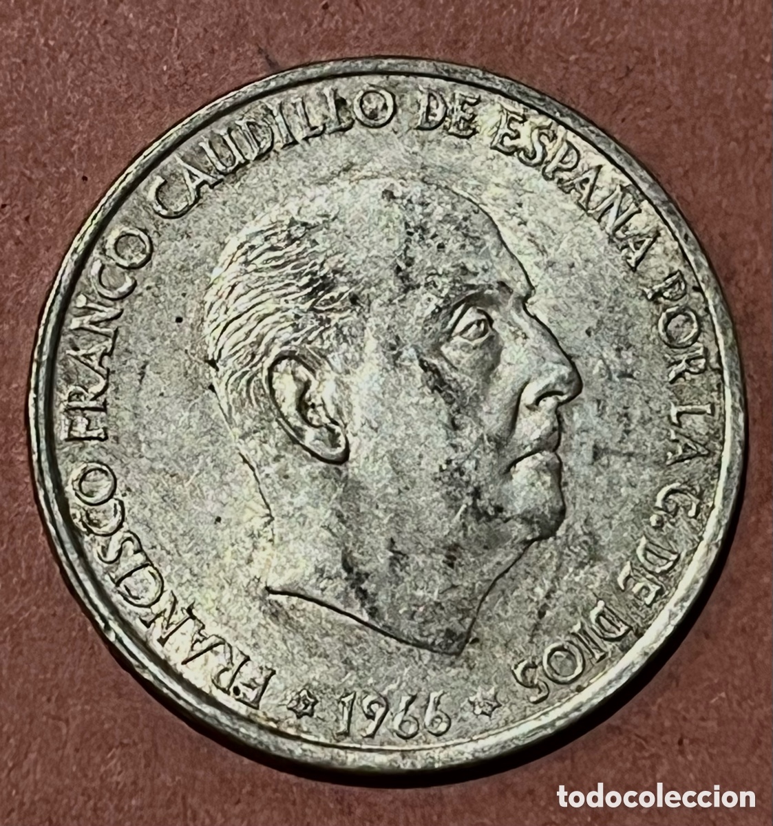 Monedas Franco: MONEDA DE 100 PESETAS, 1966 *68 - PLATA - FRANCO