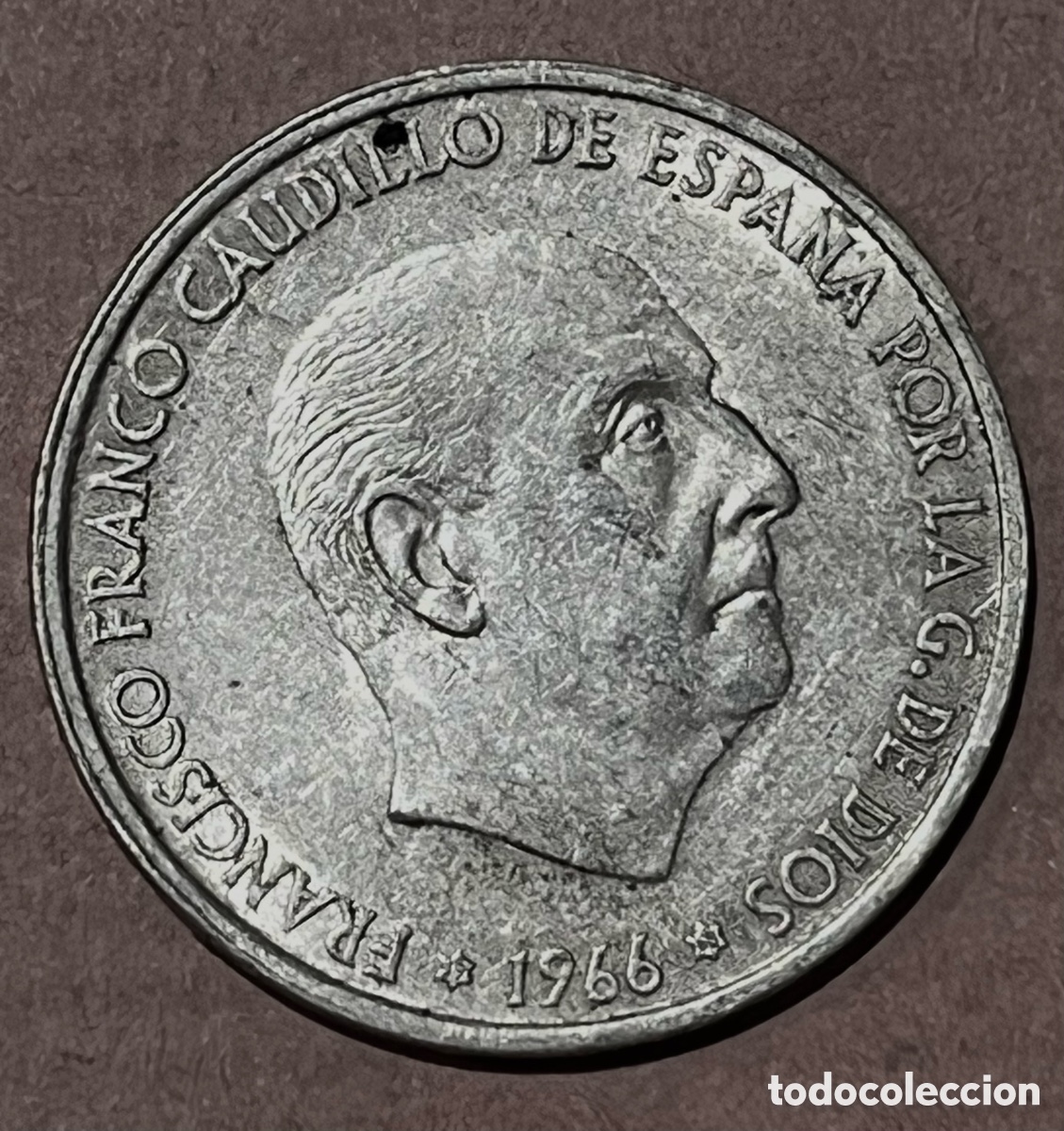Monedas Franco: MONEDA DE 100 PESETAS, 1966 *68 - PLATA - FRANCO