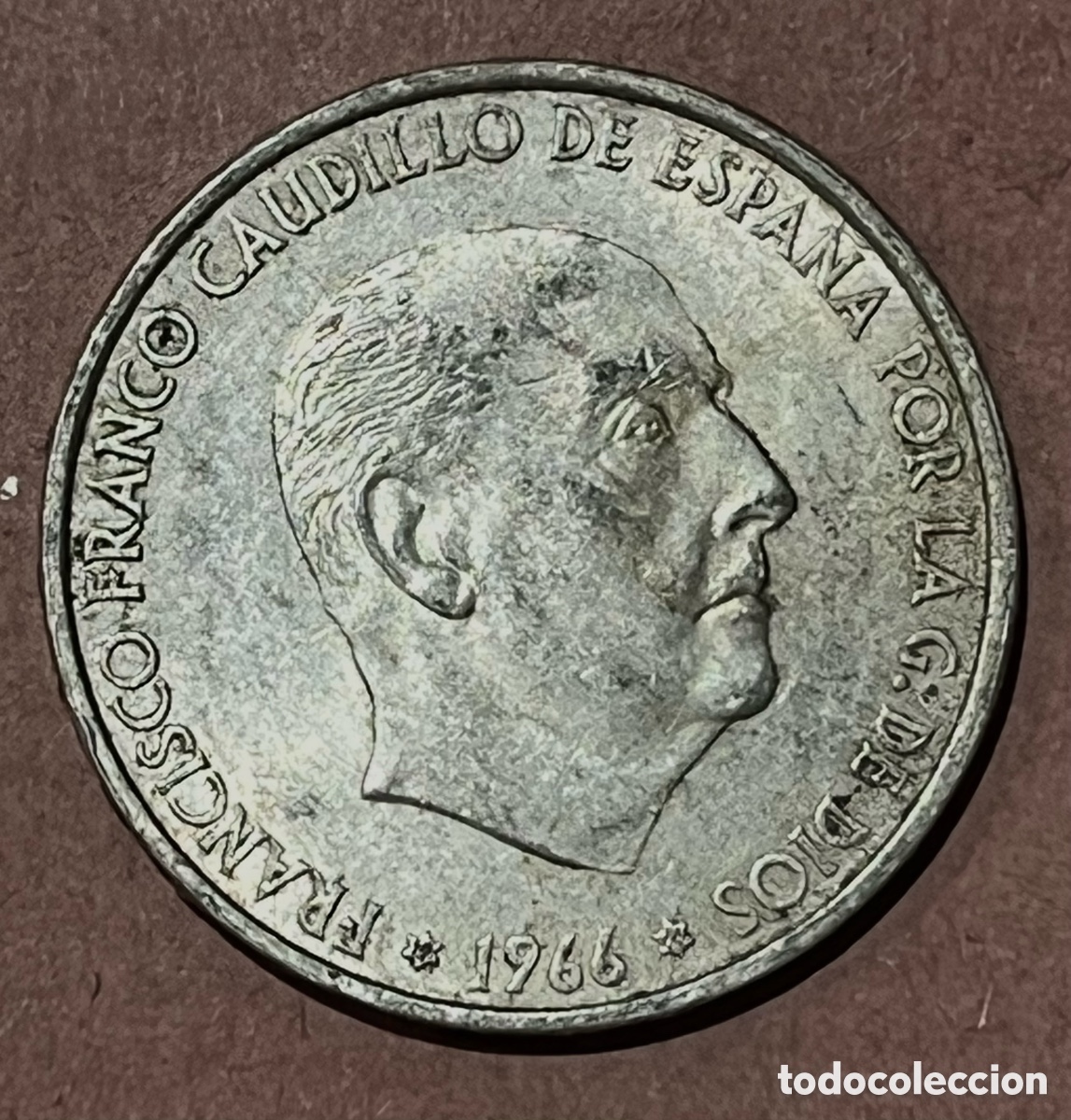 Monedas Franco: MONEDA DE 100 PESETAS, 1966 *66 - PLATA - FRANCO