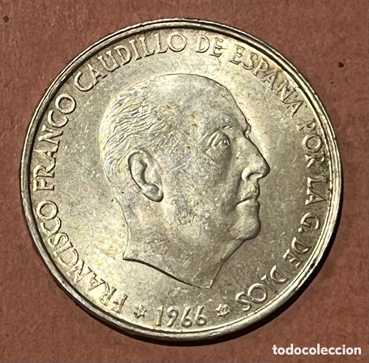 Monedas Franco: MONEDA DE 100 PESETAS, 1966 *66 - PLATA - FRANCO