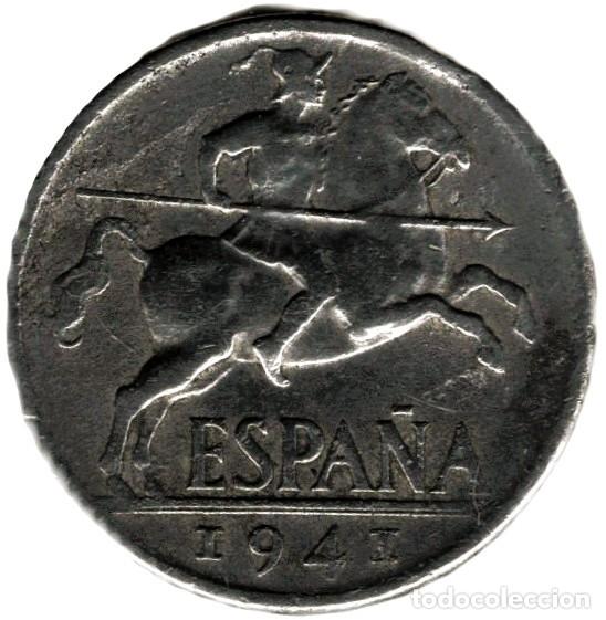 Monedas Franco: 10 C&eacute;ntimos 1941 KM#672 - Foto 1