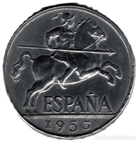 Monedas Franco: 10 C&eacute;ntimos 1953 KM#672