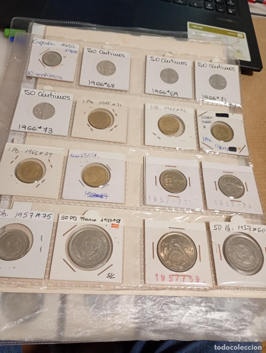 Monedas Franco: LOTE 16 MONEDAS FRANCO SC TODAS DIFERENTES ENCARTONADAS