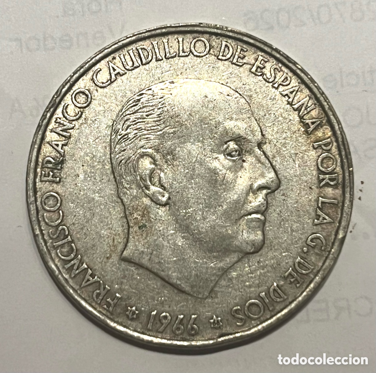 Monedas Franco: MONEDA DE 100 PESETAS, 1966 *66 - PLATA - FRANCO