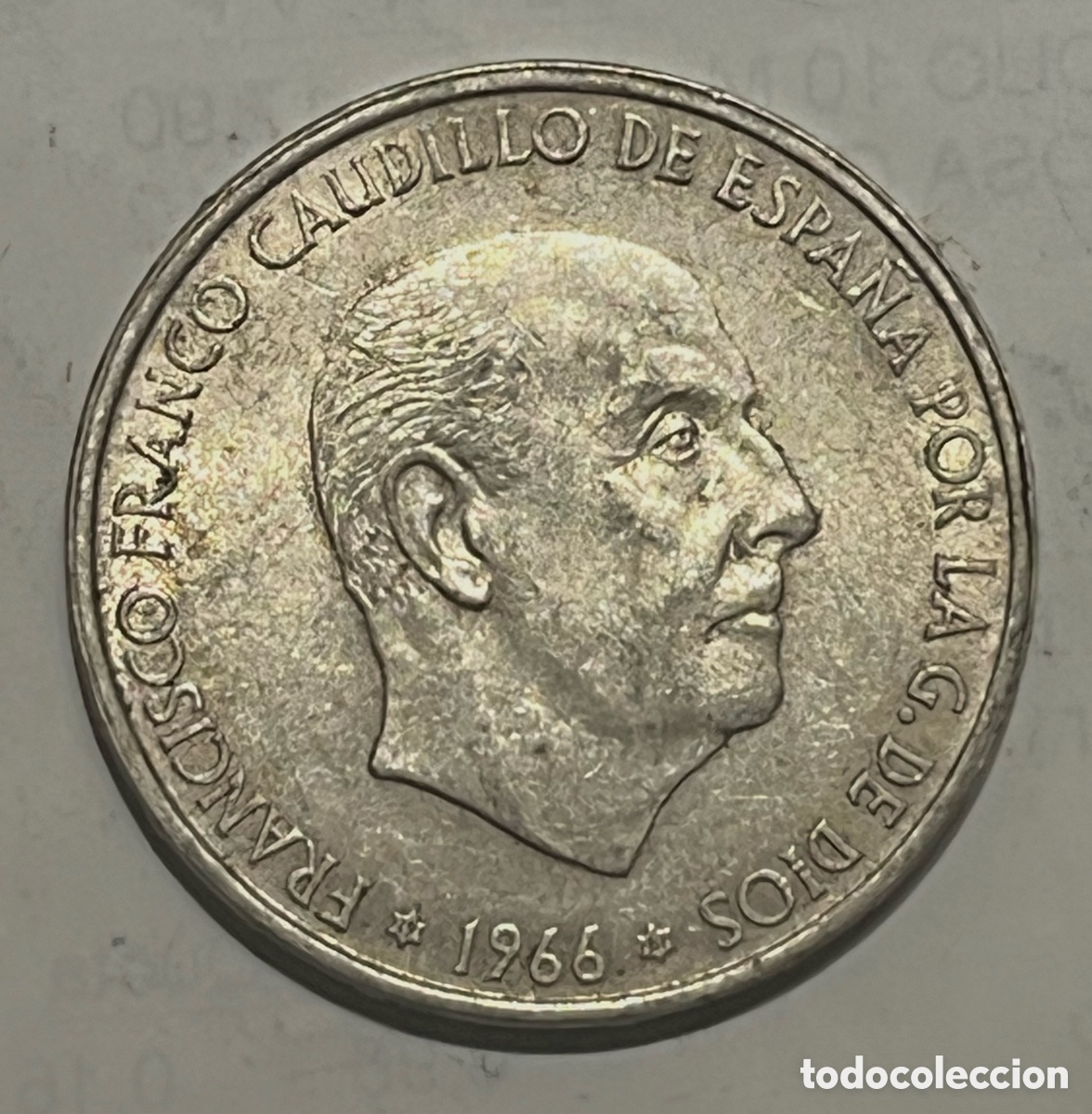 Monedas Franco: MONEDA DE 100 PESETAS, 1966 *67 - PLATA - FRANCO