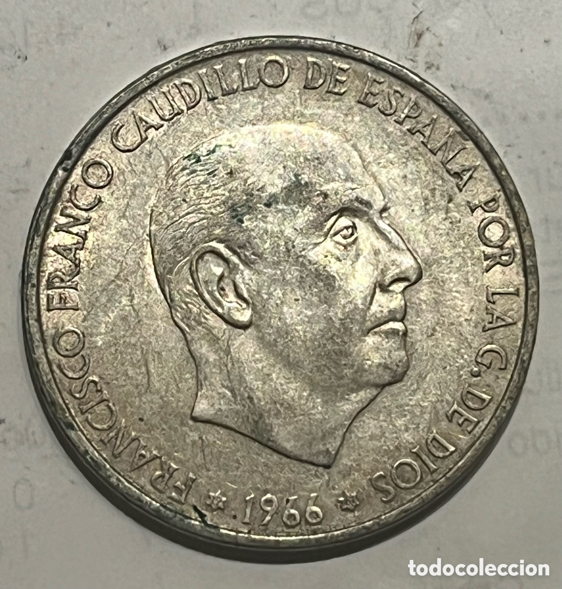 Monedas Franco: MONEDA DE 100 PESETAS, 1966 *67 - PLATA - FRANCO