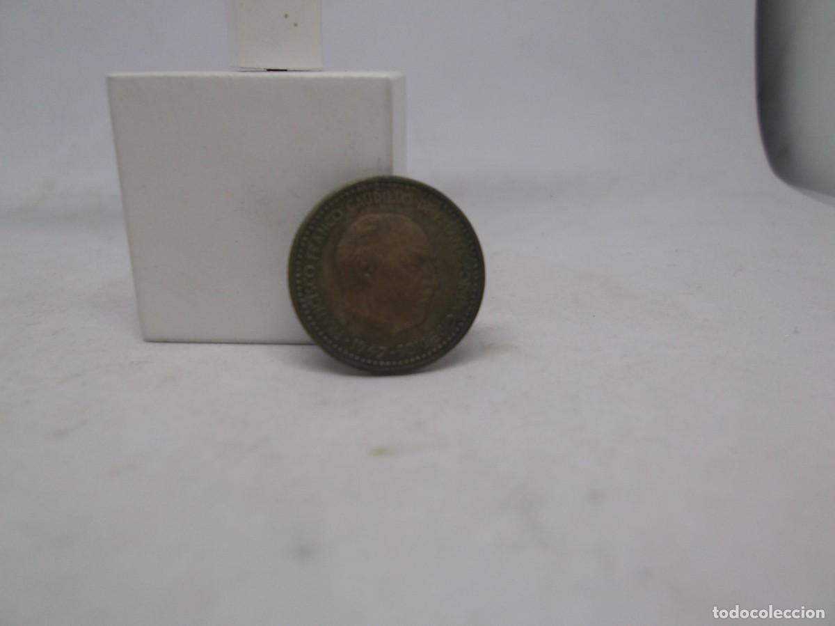 Monedas Franco: Moneda Espa&ntilde;a 1947 Francisco Franco.Una peseta.Estrella 54