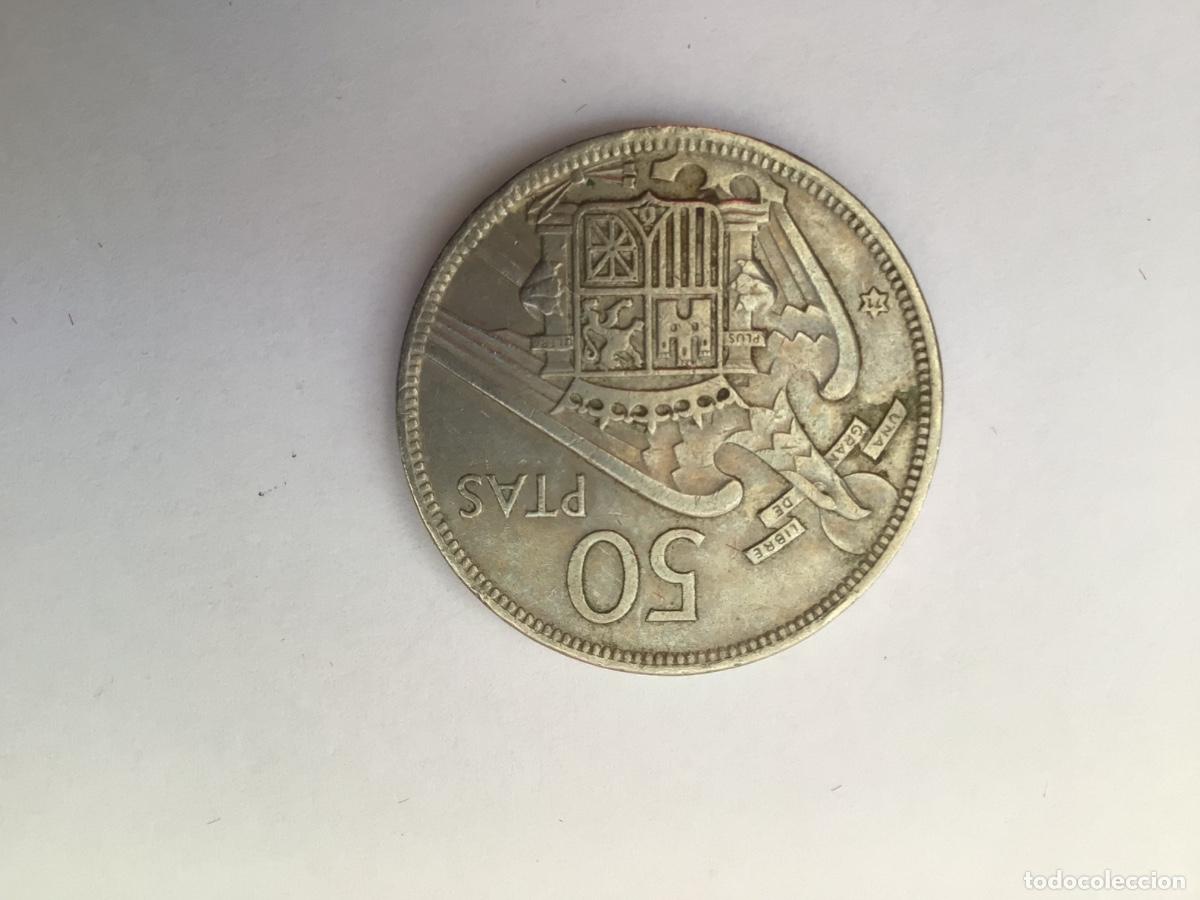 Monedas Franco: Moneda 50 PTAs 1957 * 71