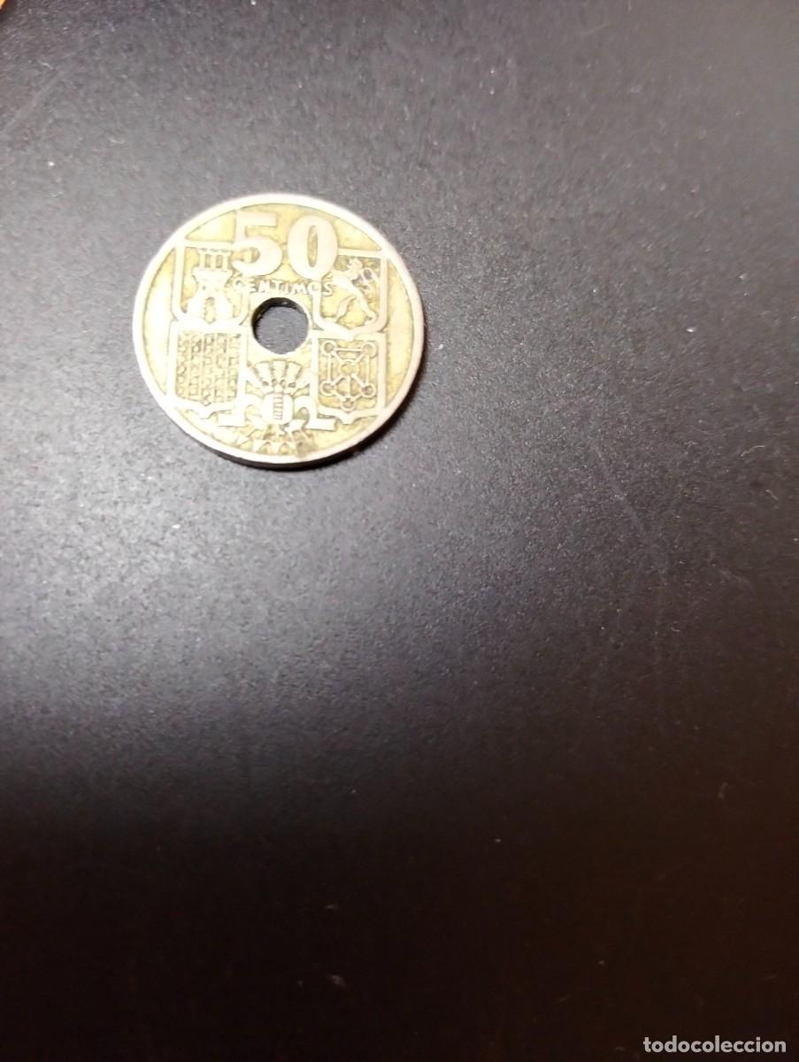 Monedas Franco: Moneda de Franco de 50 c&eacute;ntimos