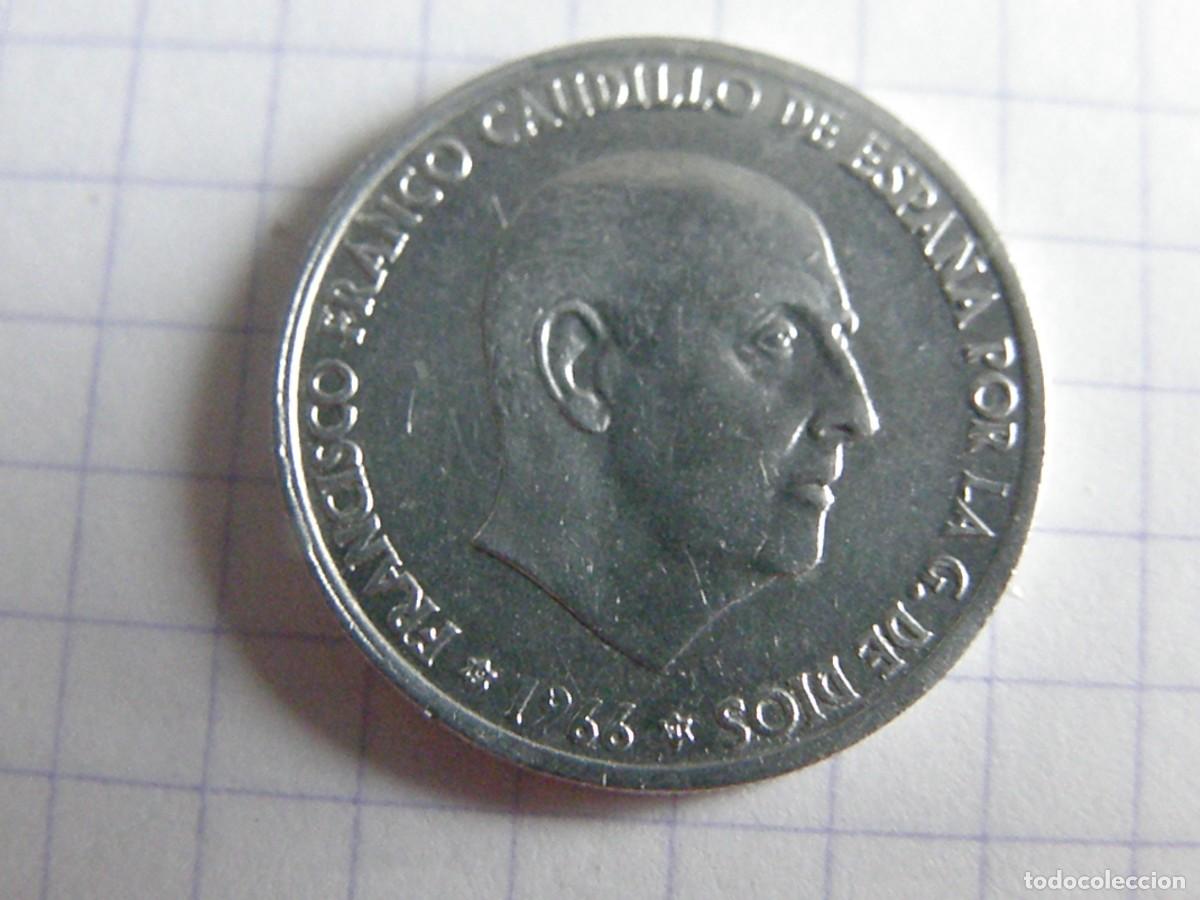 Monedas Franco: 50 C&Eacute;NTIMOS ESPA&Ntilde;A 1966 FRANCO ALUMINIO ESTRELLA 71 KM#795