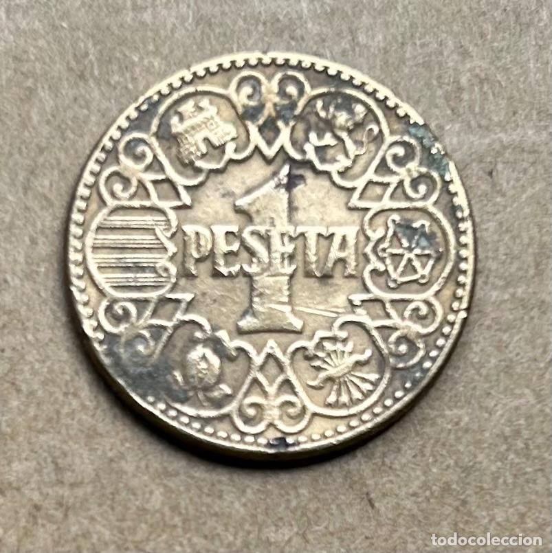 Monedas Franco: 1 Peseta 1944 - Regular conservaci&oacute;n