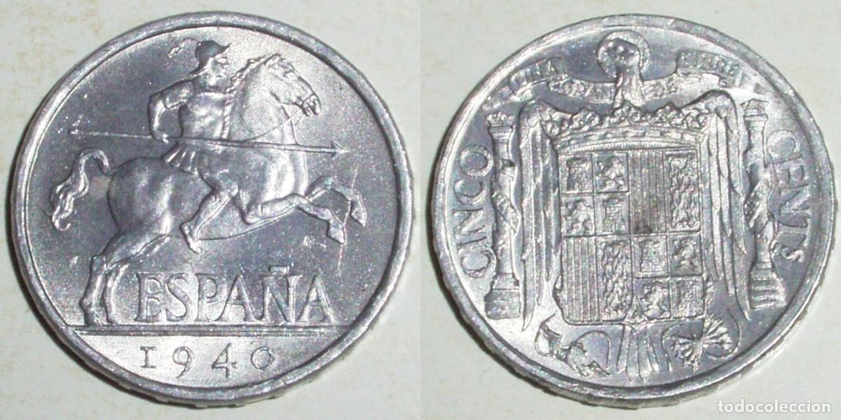 Monedas Franco: 5 CENTIMOS 1940 (FCD)