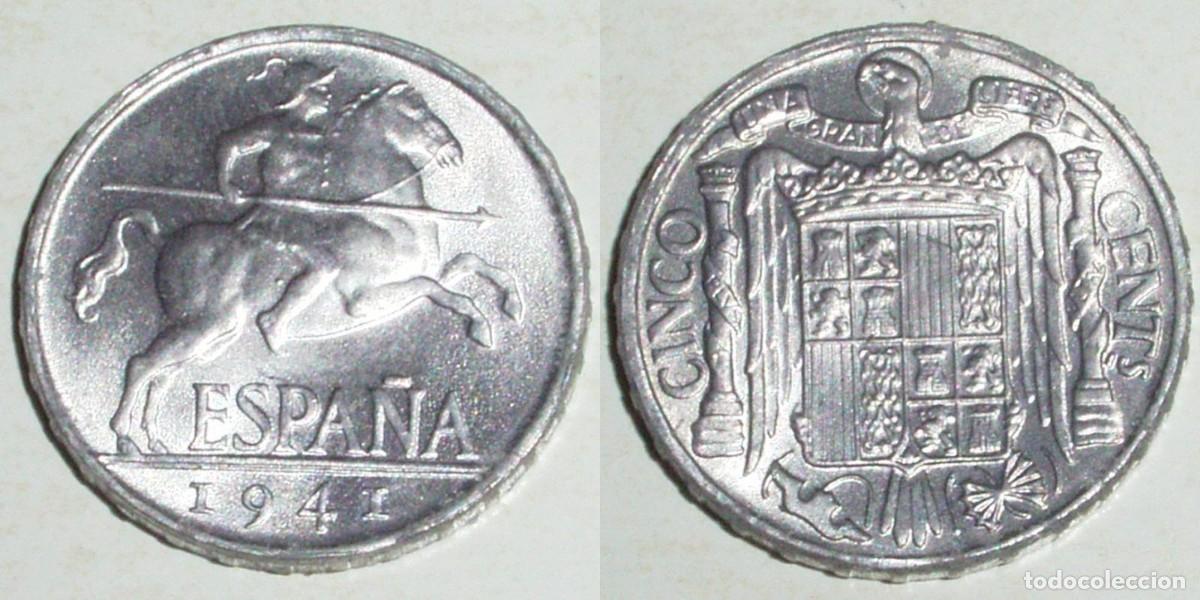Monedas Franco: 5 CENTIMOS 1941 ( FDC) - Foto 1