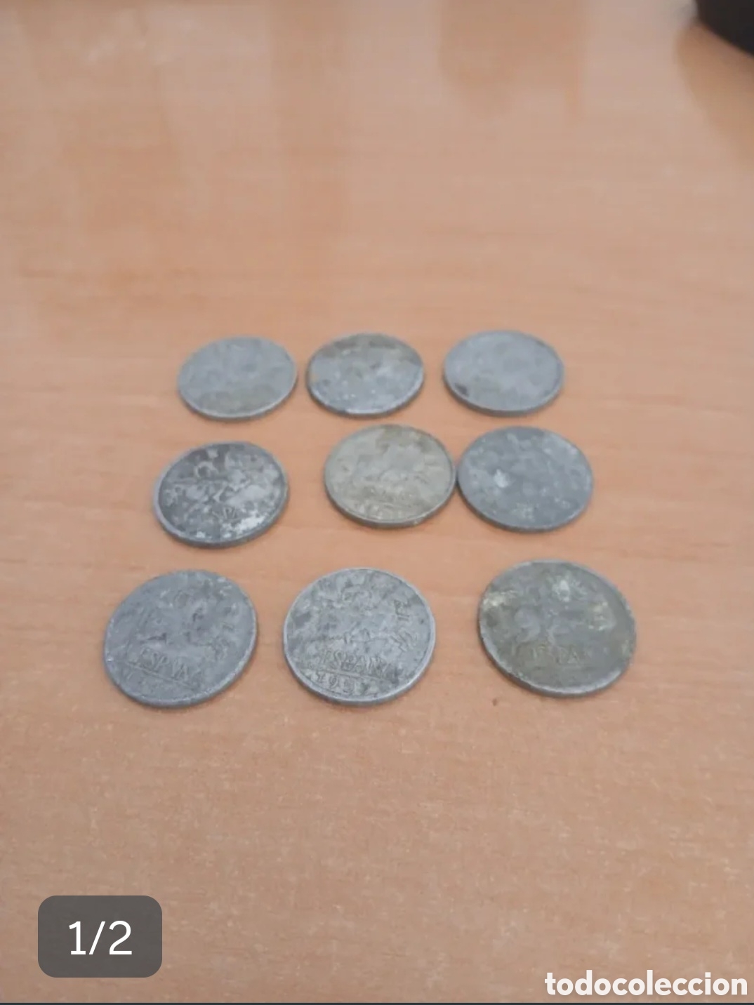 Monedas Franco: Lote monedas de 10 centimos - Foto 2