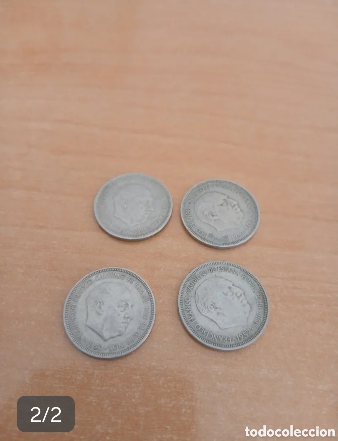 Monedas Franco: Lote monedas de 5 pesetas