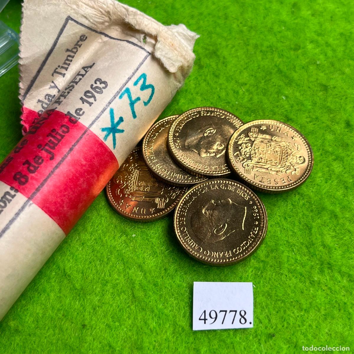 Monedas Franco: Espa&ntilde;a 1 peseta 1966 73, una moneda, Franco, 49778 2
