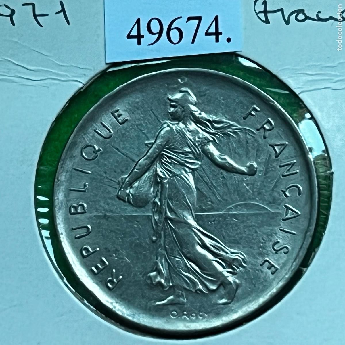 Monedas Franco: Francia 5 francos 1971