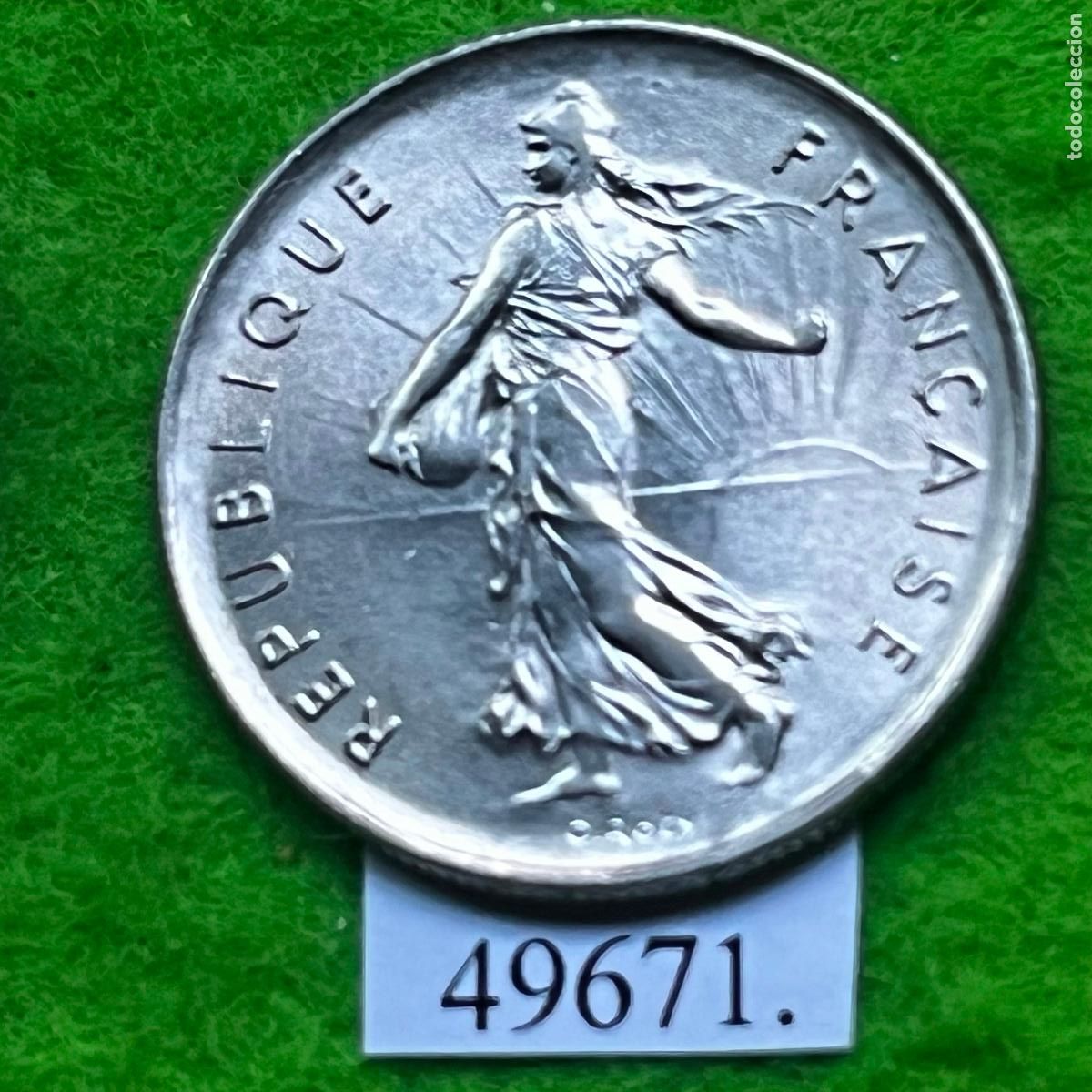 Monedas Franco: Francia 5 francos 1971 - Foto 2