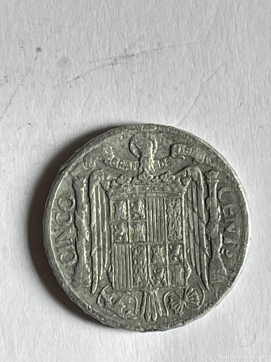 Monedas Franco: MONEDA 5 CENTIMOS 1941 - Foto 2