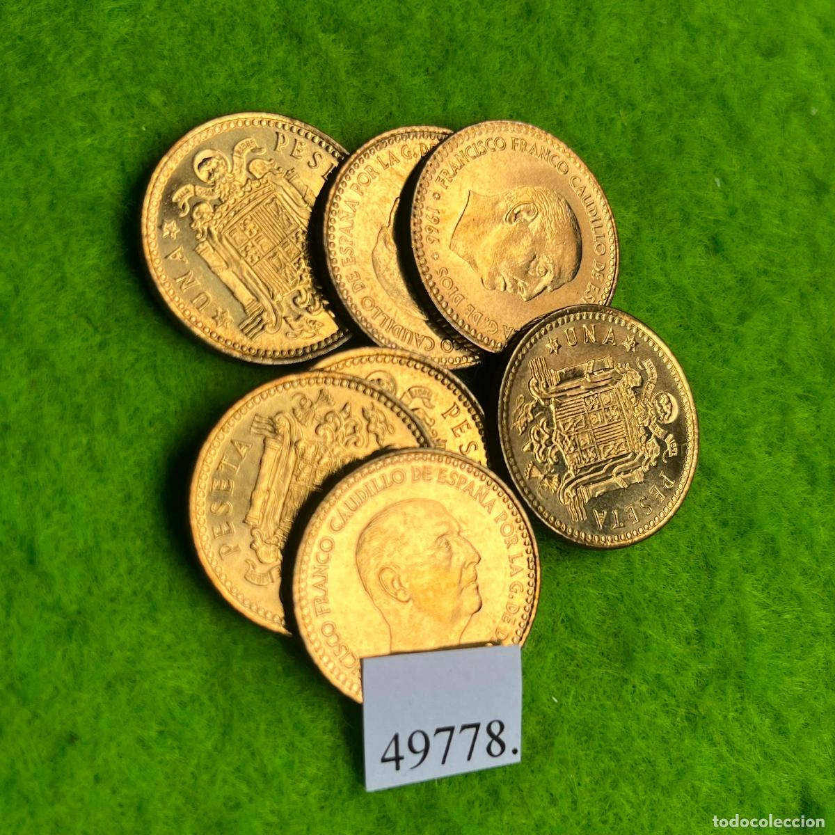 Monedas Franco: Espa&ntilde;a 1 peseta 1966 73, una moneda, Franco, 49778 5 MO