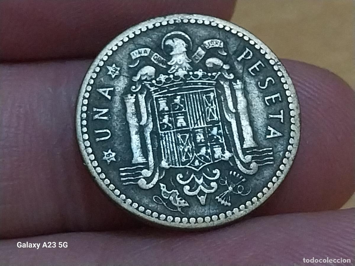 Monedas Franco: 1947 PESETA PTA ESTADO ESPA&Ntilde;OL FRANCO ESTRELLAS 19 49 MONEDA ORIGINAL CIRCULADA