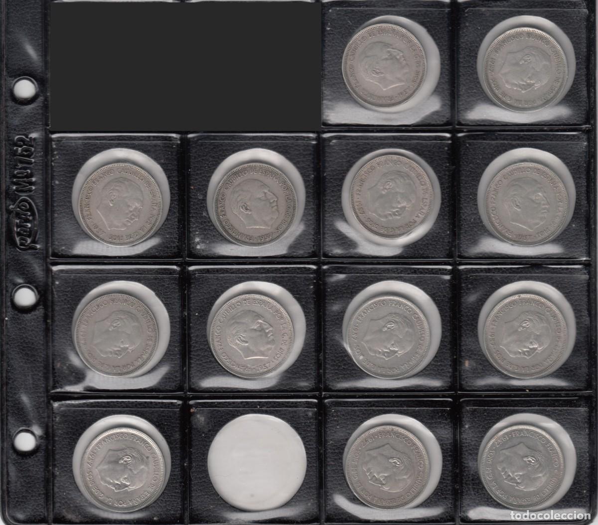 Monedas Franco: LOTE DE 13 MONEDAS DE 25 PESETAS DE 1957 CON ESTRELLAS 58-59-61-64-65-66-67-68-69-70-71-74-75