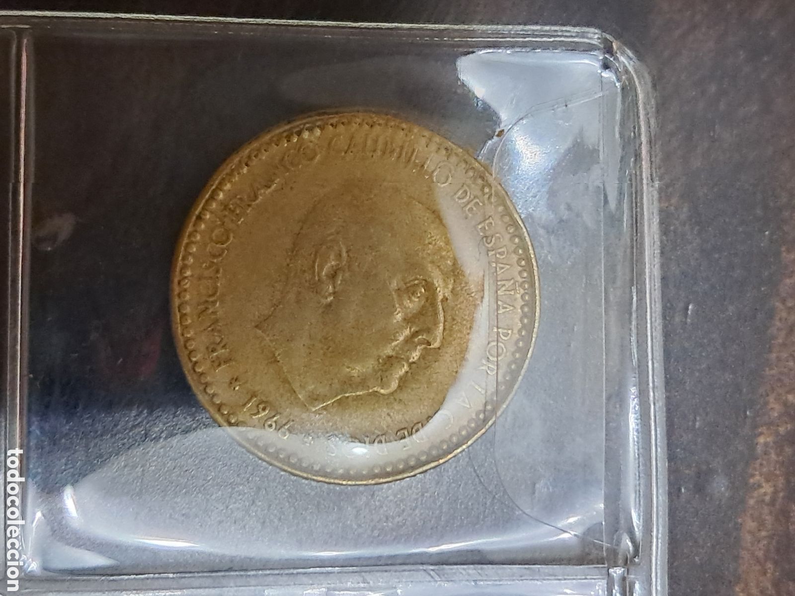 Monedas Franco: Moneda de 1 peseta de Franco (1966)