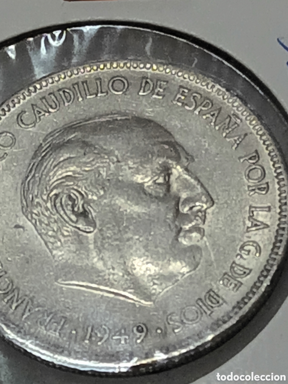 Monedas Franco: 5 PESETAS DE FRANCO 1949- 19*59*