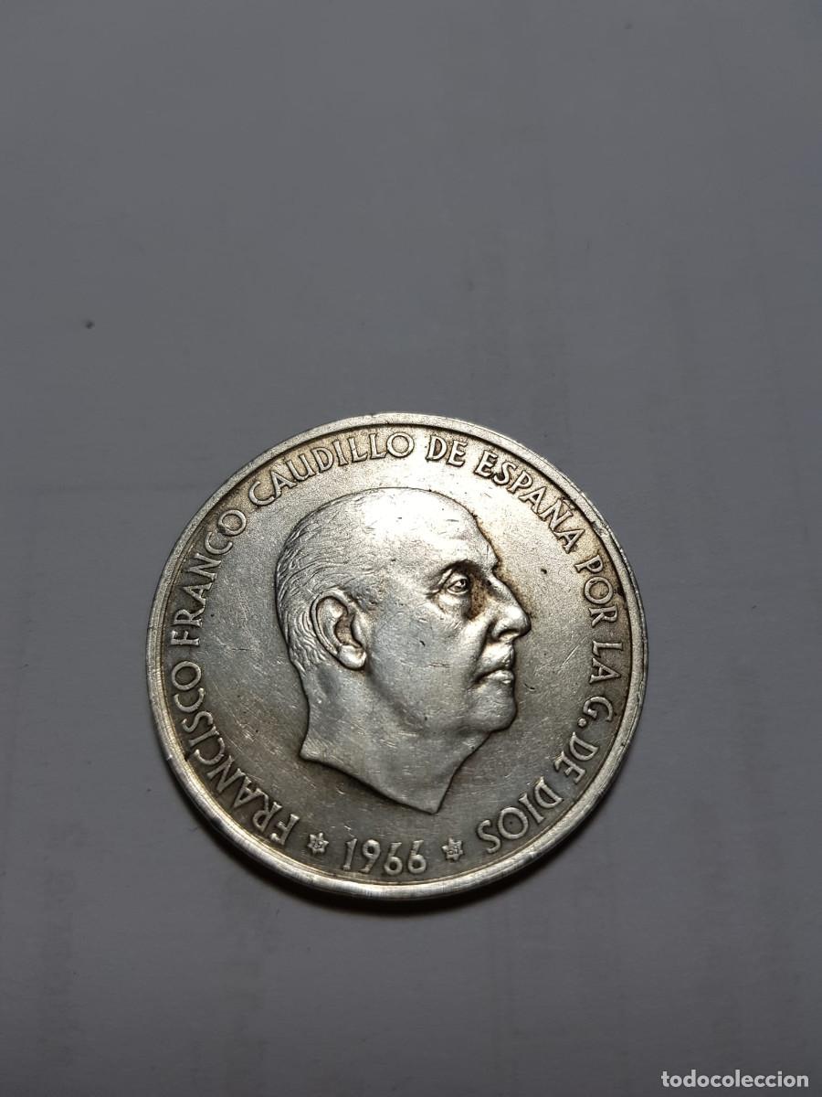 Monedas Franco: ESPA&Ntilde;A-ESTADO ESPA&Ntilde;OL-100 PESETAS-1966*19-68