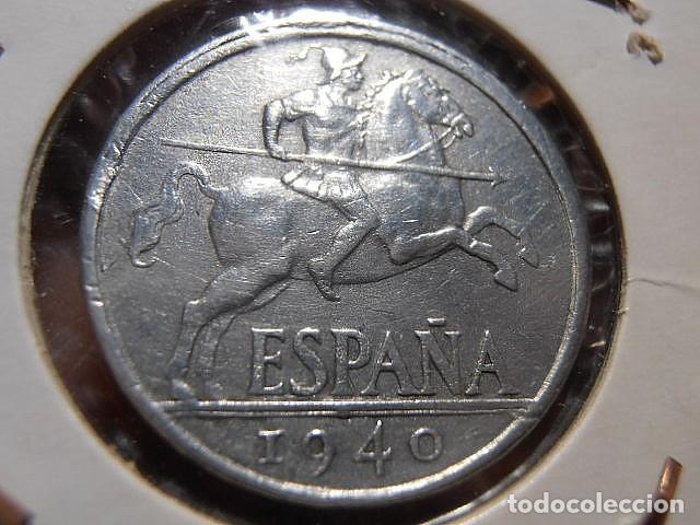Monedas Franco: DIEZ C&Eacute;NTIMOS DE 1940 SIN CIRCULAR - Foto 1