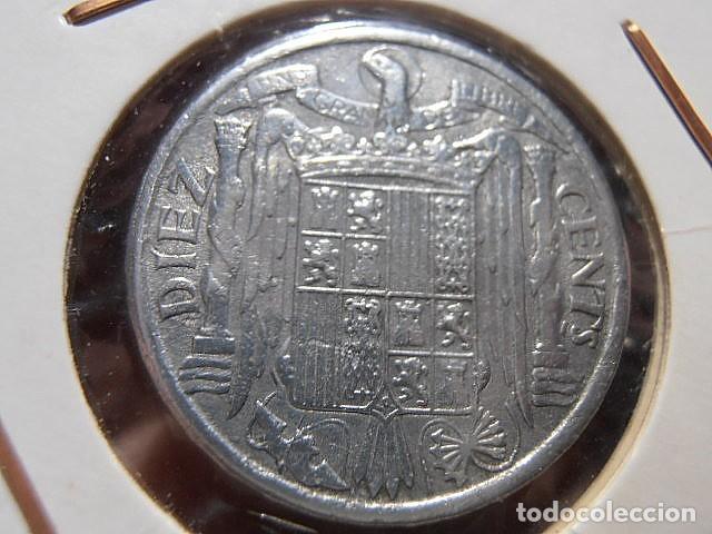 Monedas Franco: DIEZ C&Eacute;NTIMOS DE 1940 SIN CIRCULAR - Foto 2