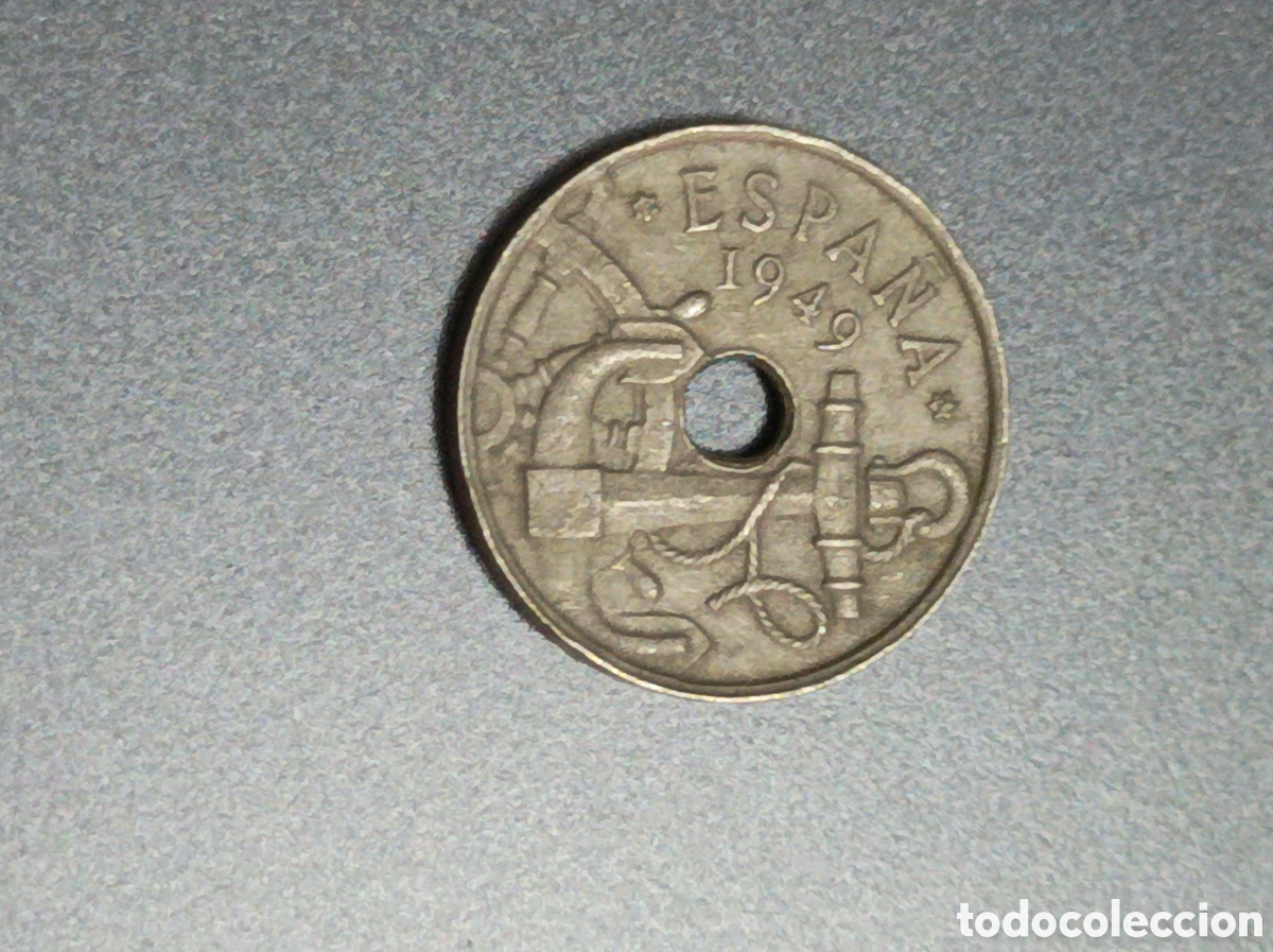 Monedas Franco: 50 c&eacute;ntimos de Espa&ntilde;a de 1949 *1962