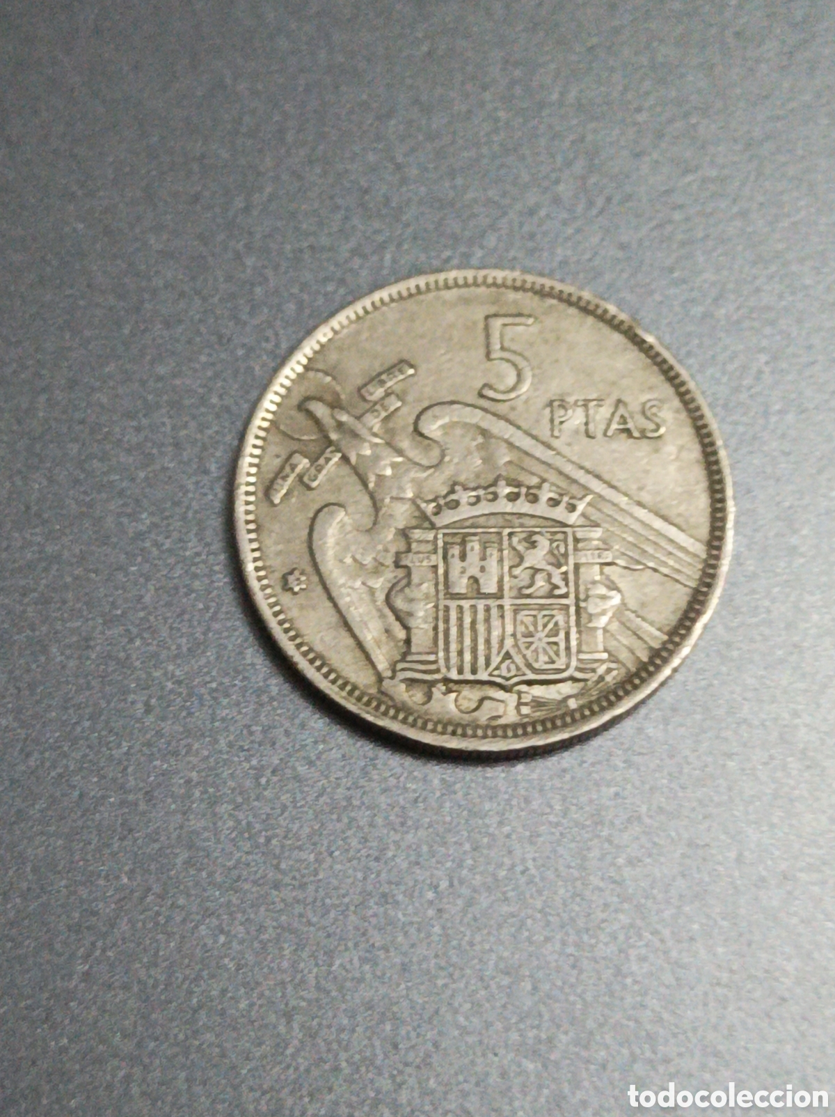 Monedas Franco: 5 pesetas de Espa&ntilde;a de 1957 *69