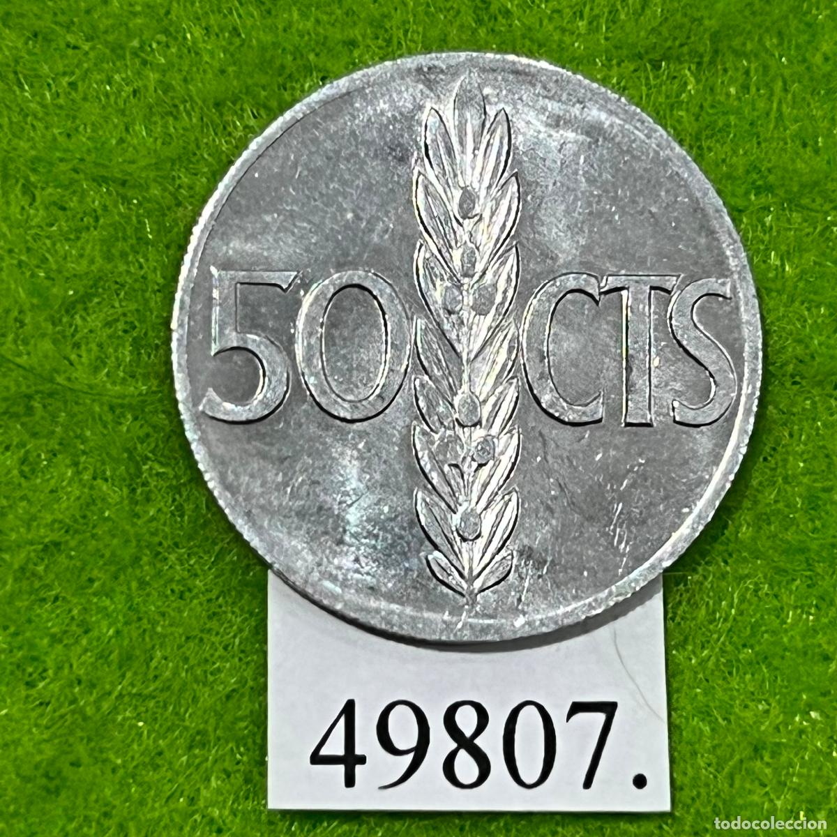 Monedas Franco: Espa&ntilde;a 50 c&eacute;ntimos 1966 71, Franco - Foto 2