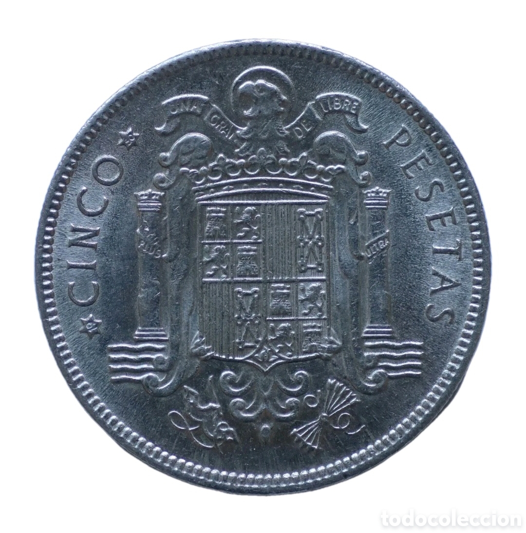 Monedas Franco: 5 PESETAS 1949 *50. ESTADO ESPA&Ntilde;OL