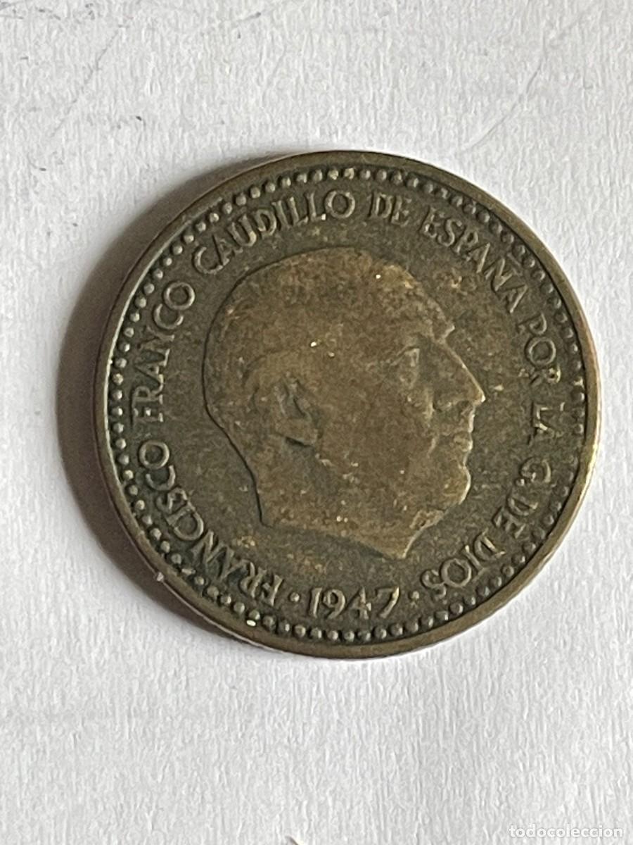 Monedas Franco: MONEDA DE 1 PESETA 1947 ESTRELLA 49