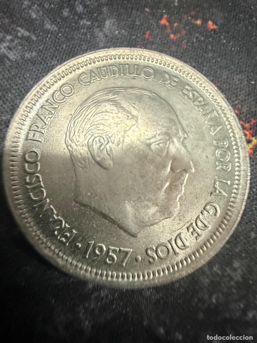 Monedas Franco: Espa&ntilde;a 50 pesetas &middot; 1957-58 inside the star