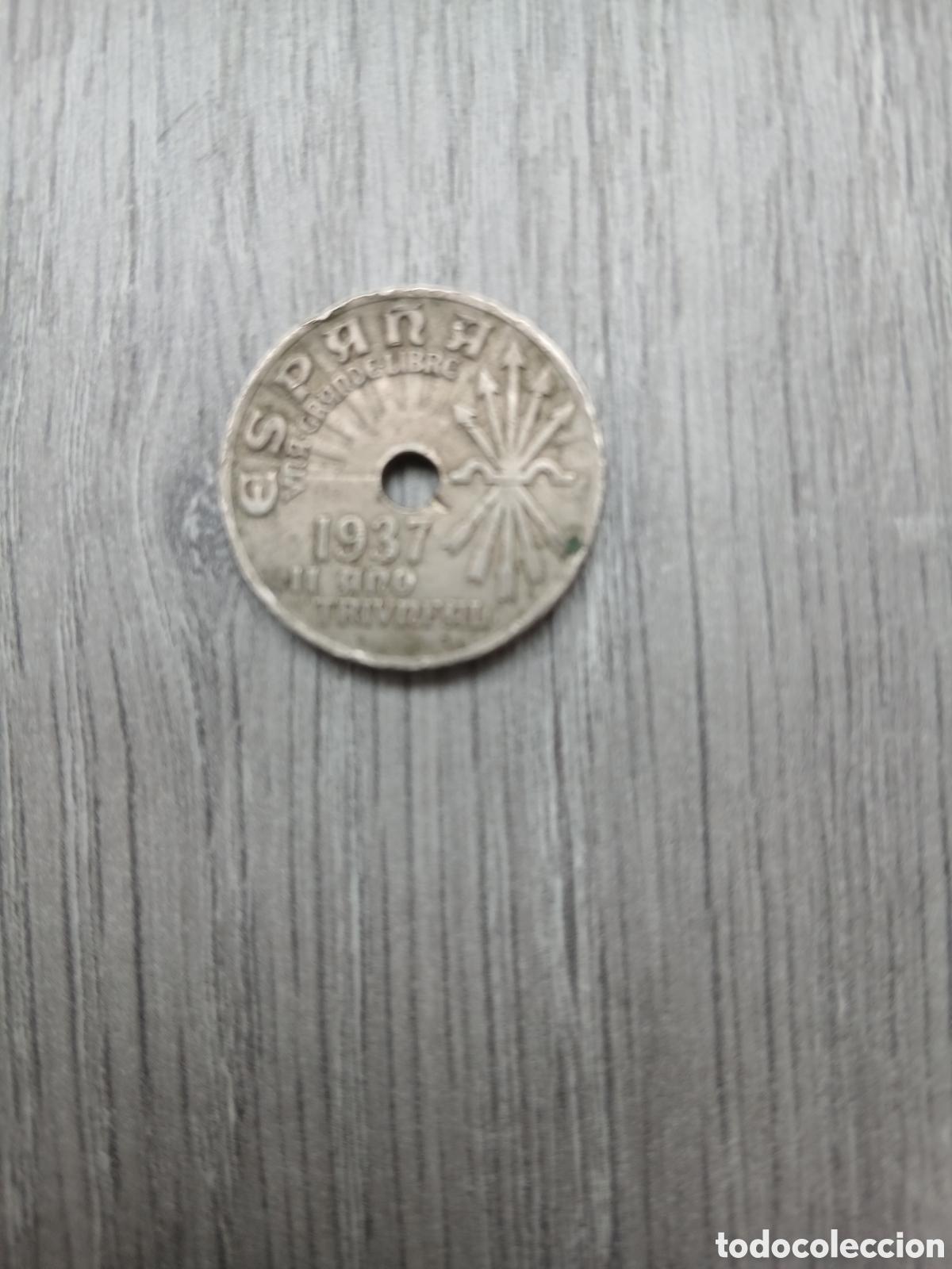 Monedas Franco: Moneda de la guerra civil.