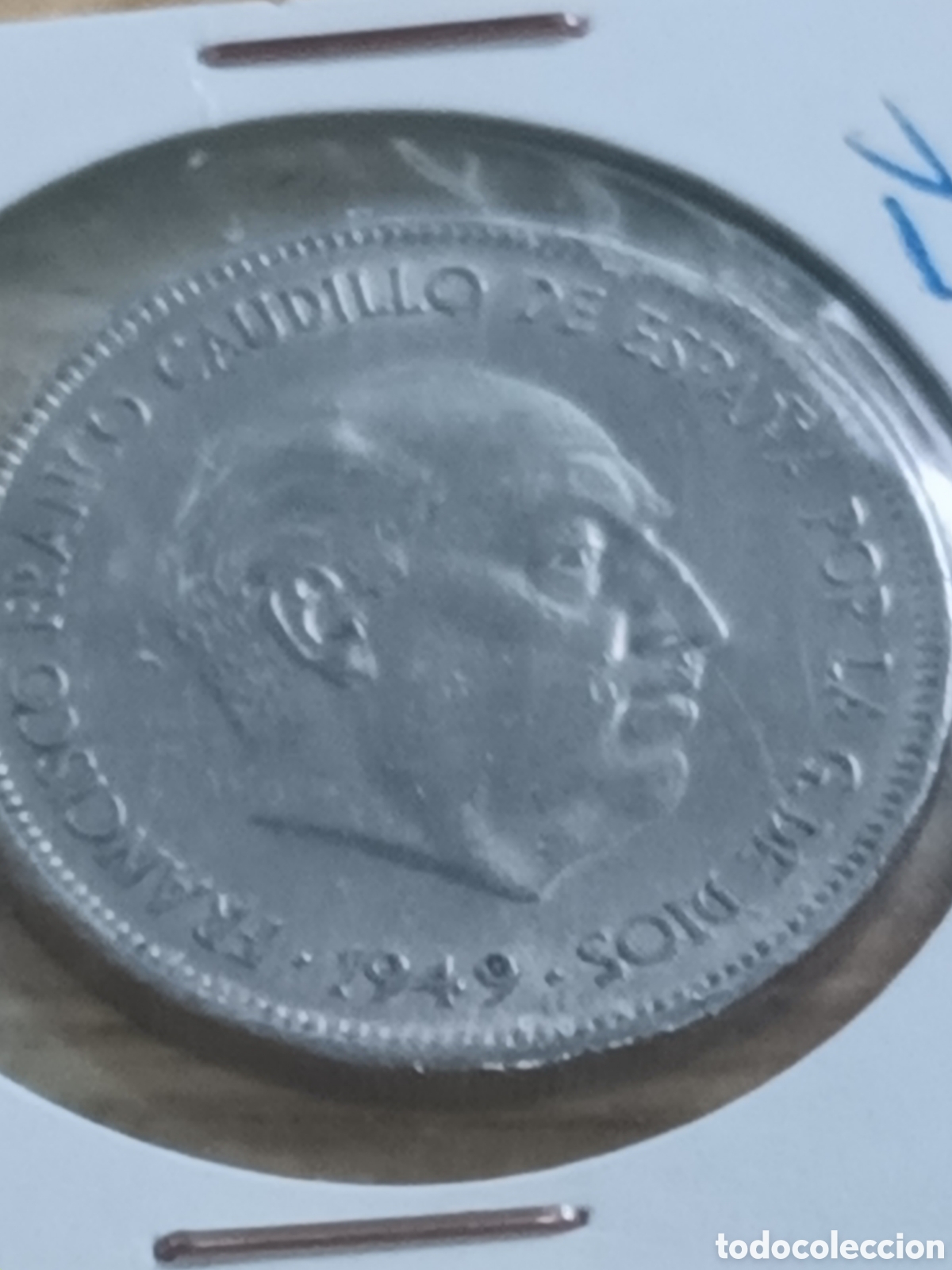 Monedas Franco: DURO O CABEZ&Oacute;N DE FRANCO 1949 *50